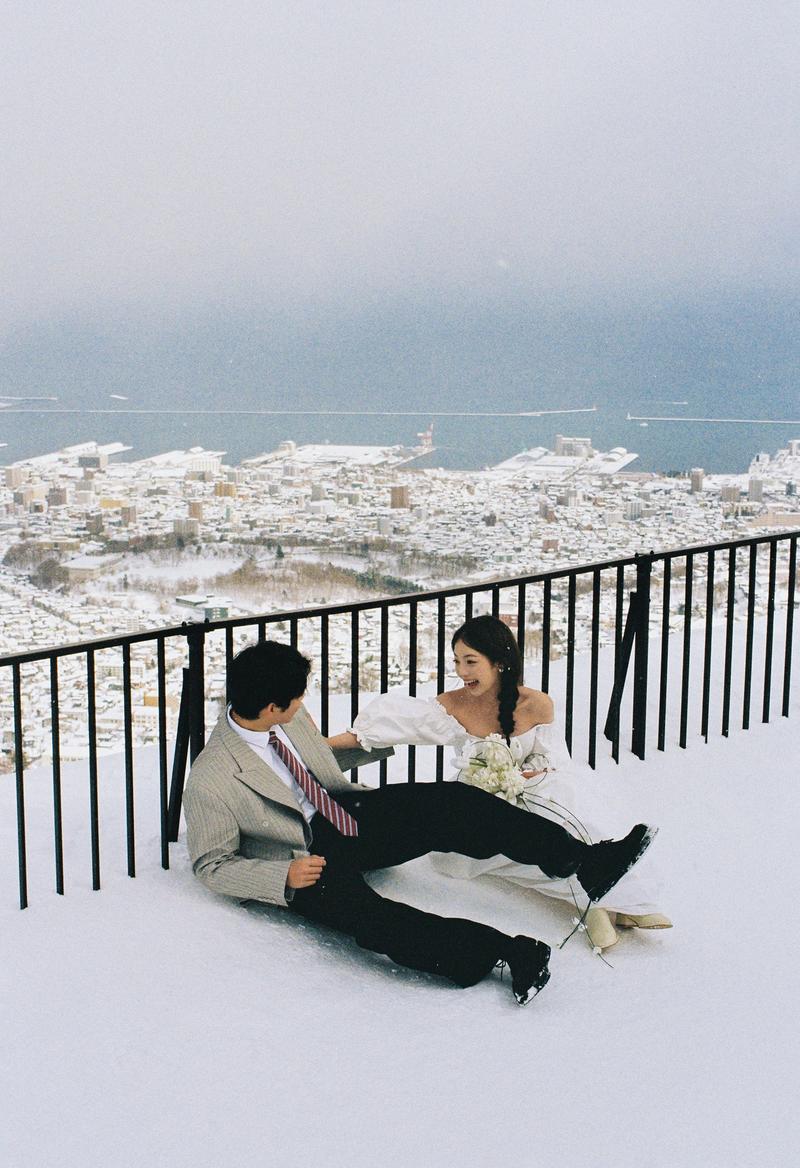 天狗山的浪漫 第11张 日本婚纱照 日本旅拍 日本尼鹿摄影