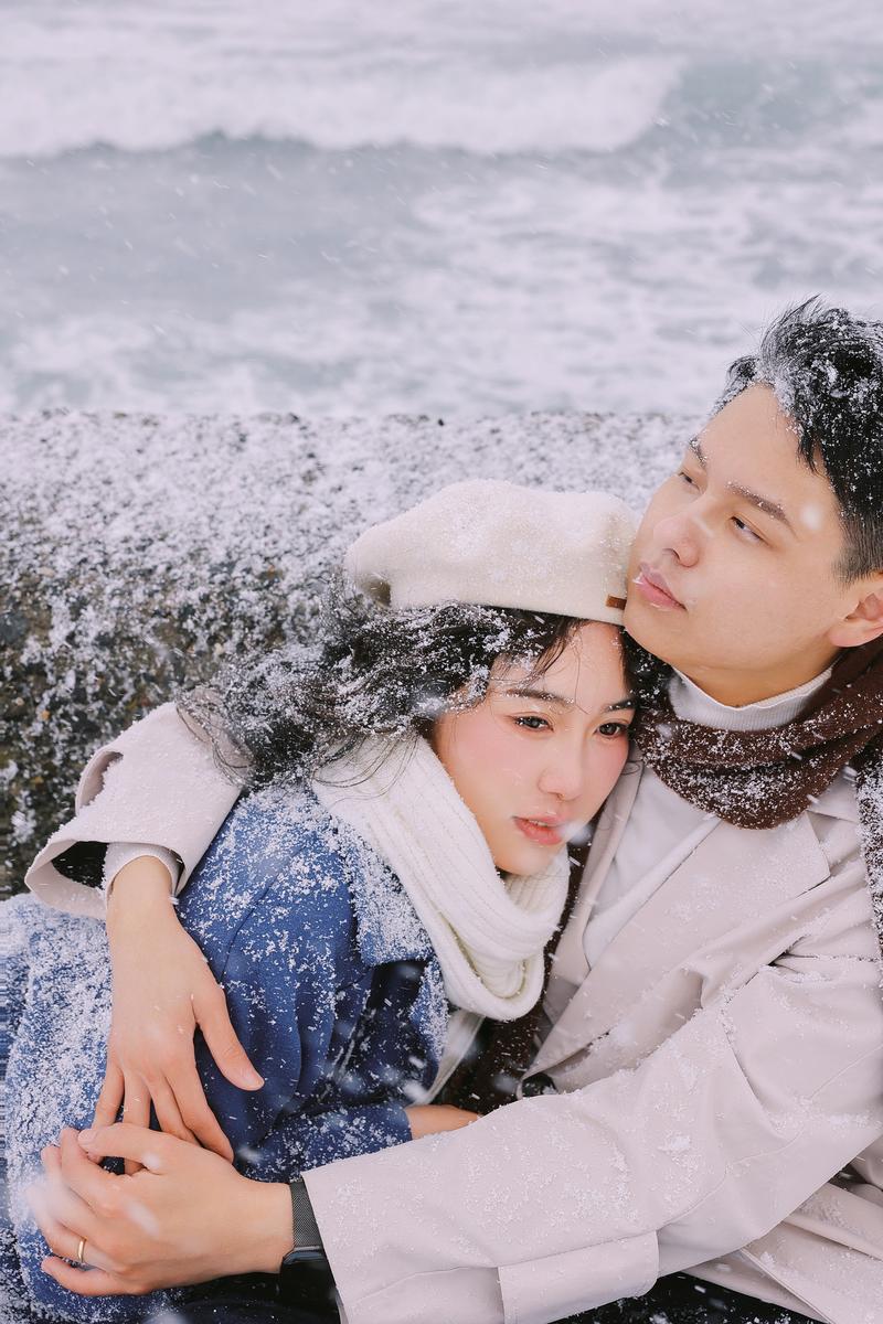 在小樽生命中最美好的冬天 第18张 日本婚纱照 日本旅拍 小樽婚纱照 日本尼鹿摄影