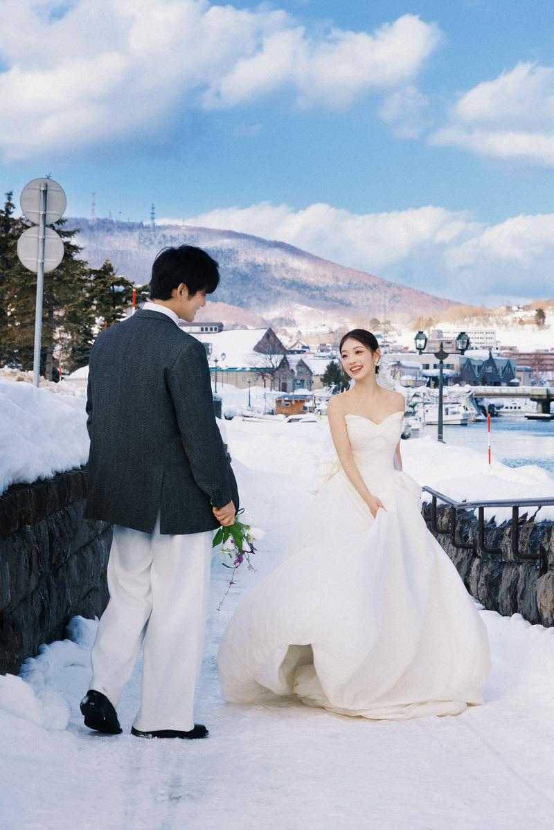小樽运河 第67张 日本婚纱照 日本旅拍 小樽婚纱照 日本尼鹿摄影