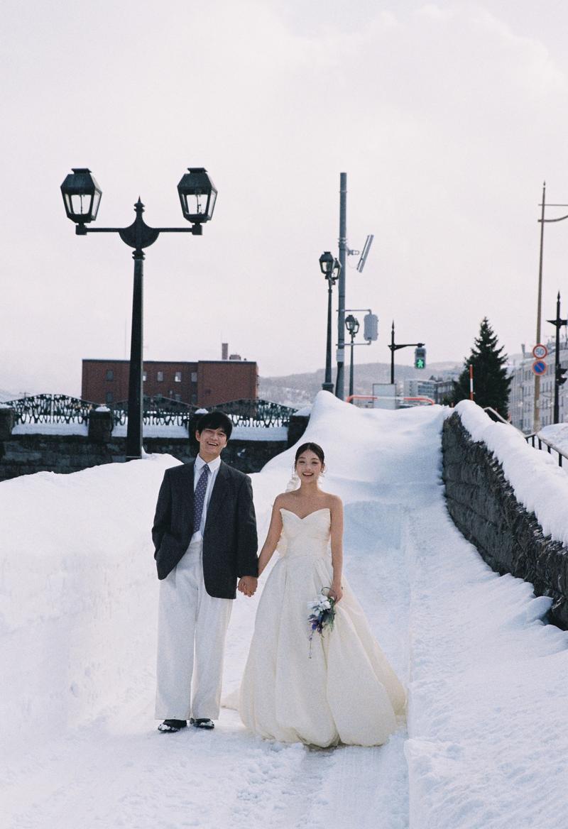 小樽运河 第31张 日本婚纱照 日本旅拍 小樽婚纱照 日本尼鹿摄影