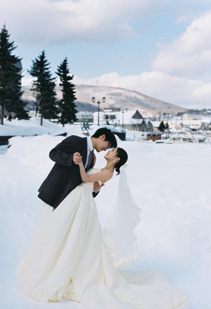 小樽运河 第32张 日本婚纱照 日本旅拍 小樽婚纱照 日本尼鹿摄影
