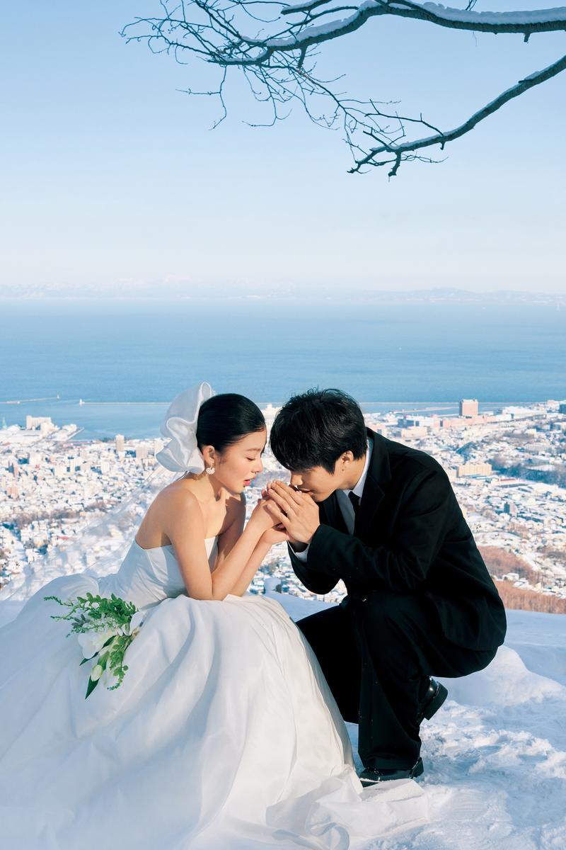 小樽婚礼 第49张 日本婚纱照 日本旅拍 小樽婚纱照 日本尼鹿摄影