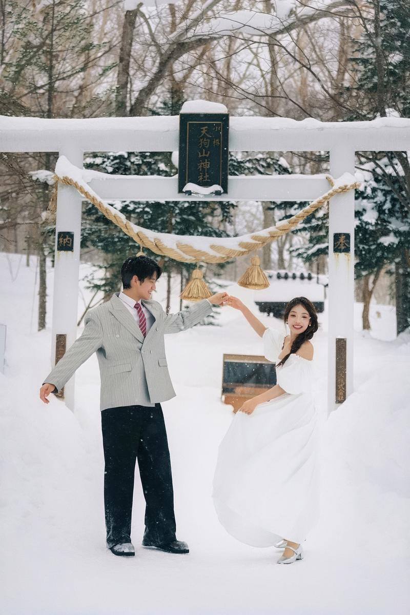 天狗山的浪漫 第39张 日本婚纱照 日本旅拍 日本尼鹿摄影