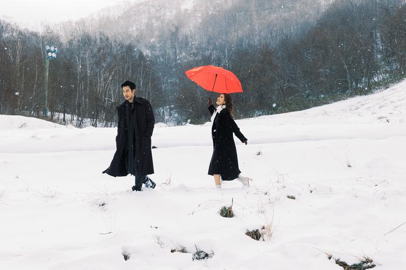 北海道的小樽天狗山 第103张 日本婚纱照 日本旅拍 北海道婚纱照 小樽婚纱照 日本雪景婚纱照 日本尼鹿摄影