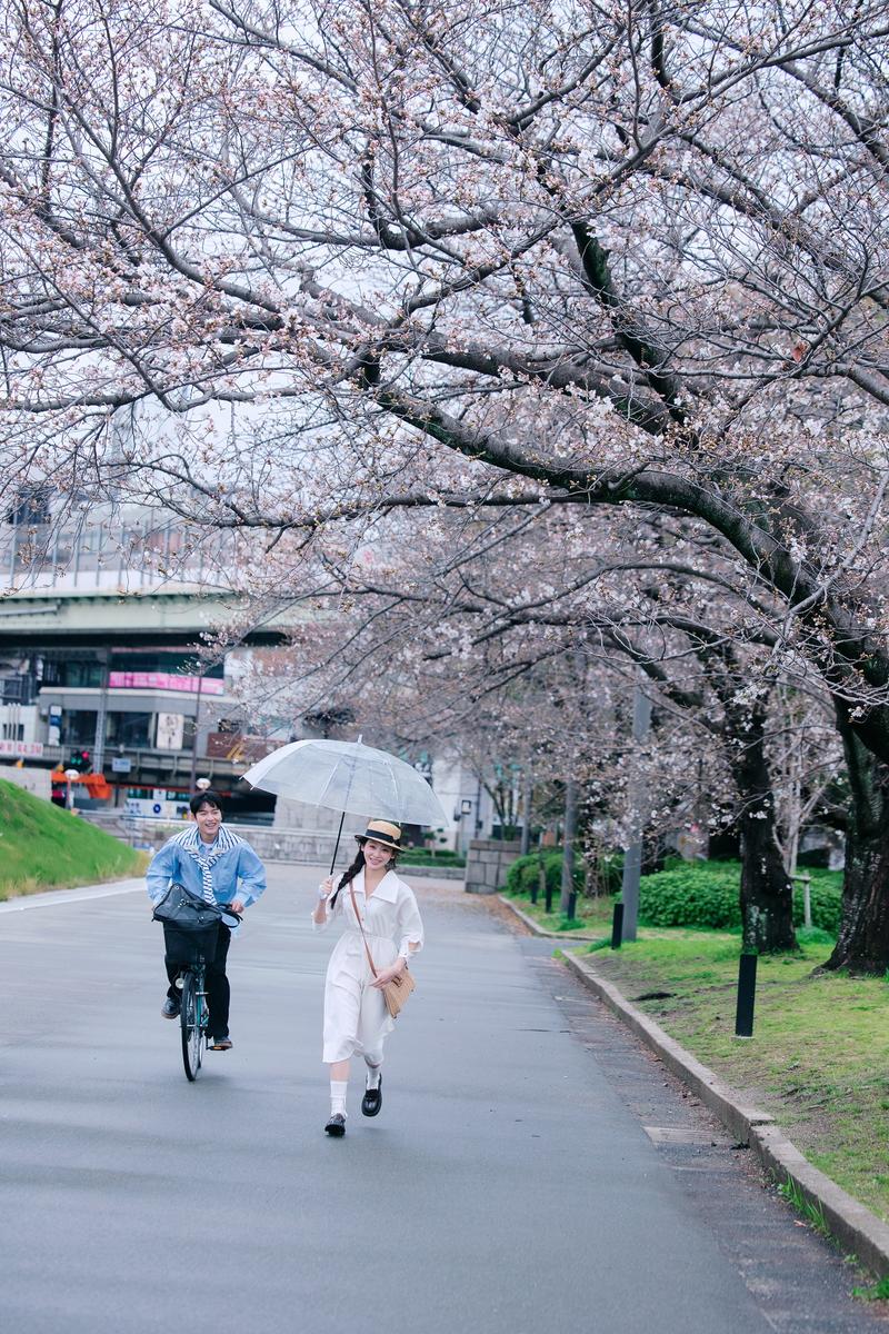 大阪余命十年樱花情侣照 第4张 日本婚纱照 日本旅拍 大阪婚纱照 日本樱花婚纱照 日本尼鹿摄影