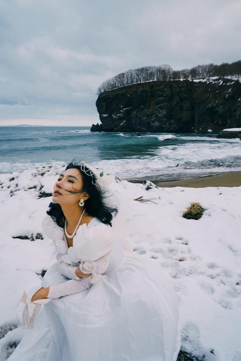 北海道单人婚纱 第3张 日本婚纱照 日本旅拍 北海道婚纱照 日本尼鹿摄影