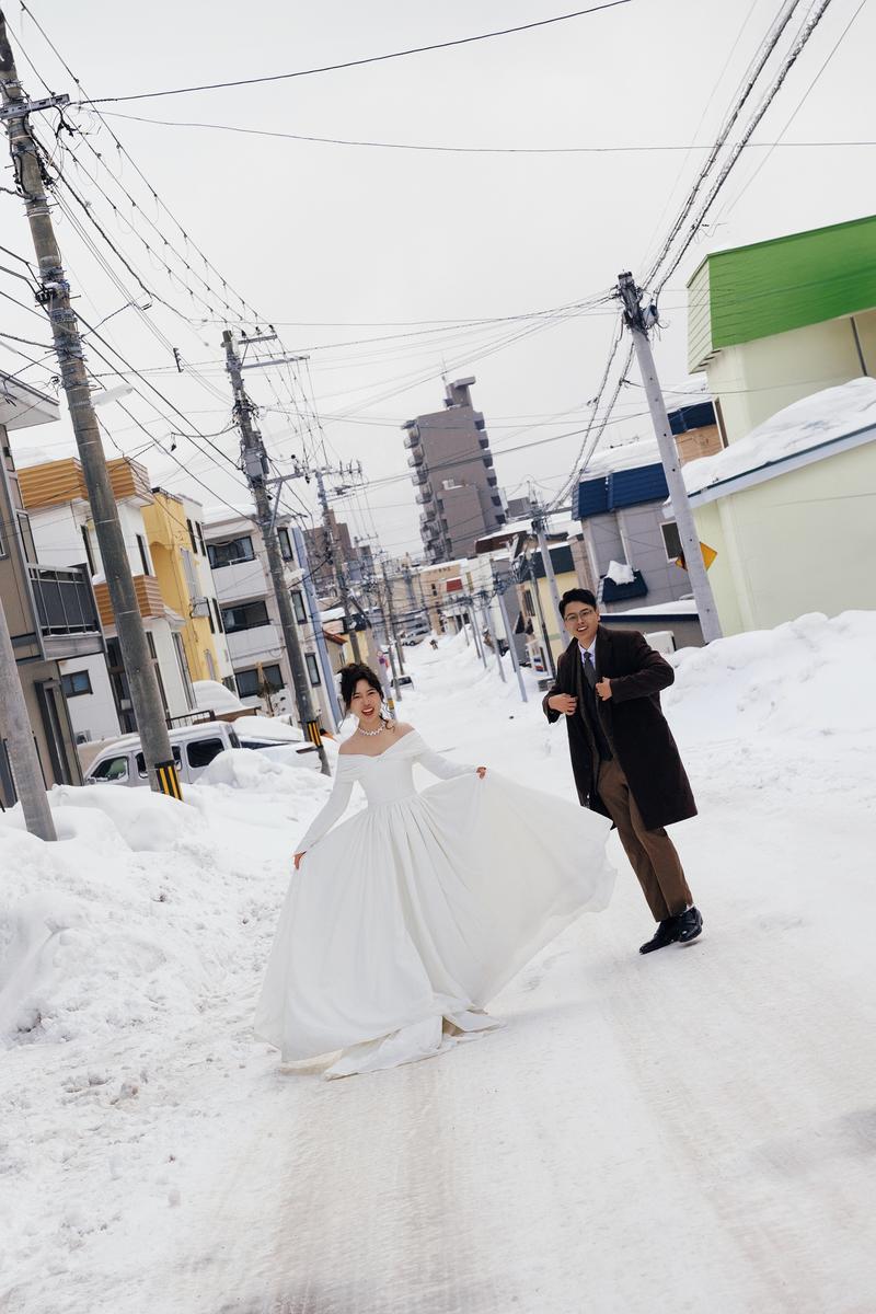 在小樽生命中最美好的冬天 第27张 日本婚纱照 日本旅拍 小樽婚纱照 日本尼鹿摄影
