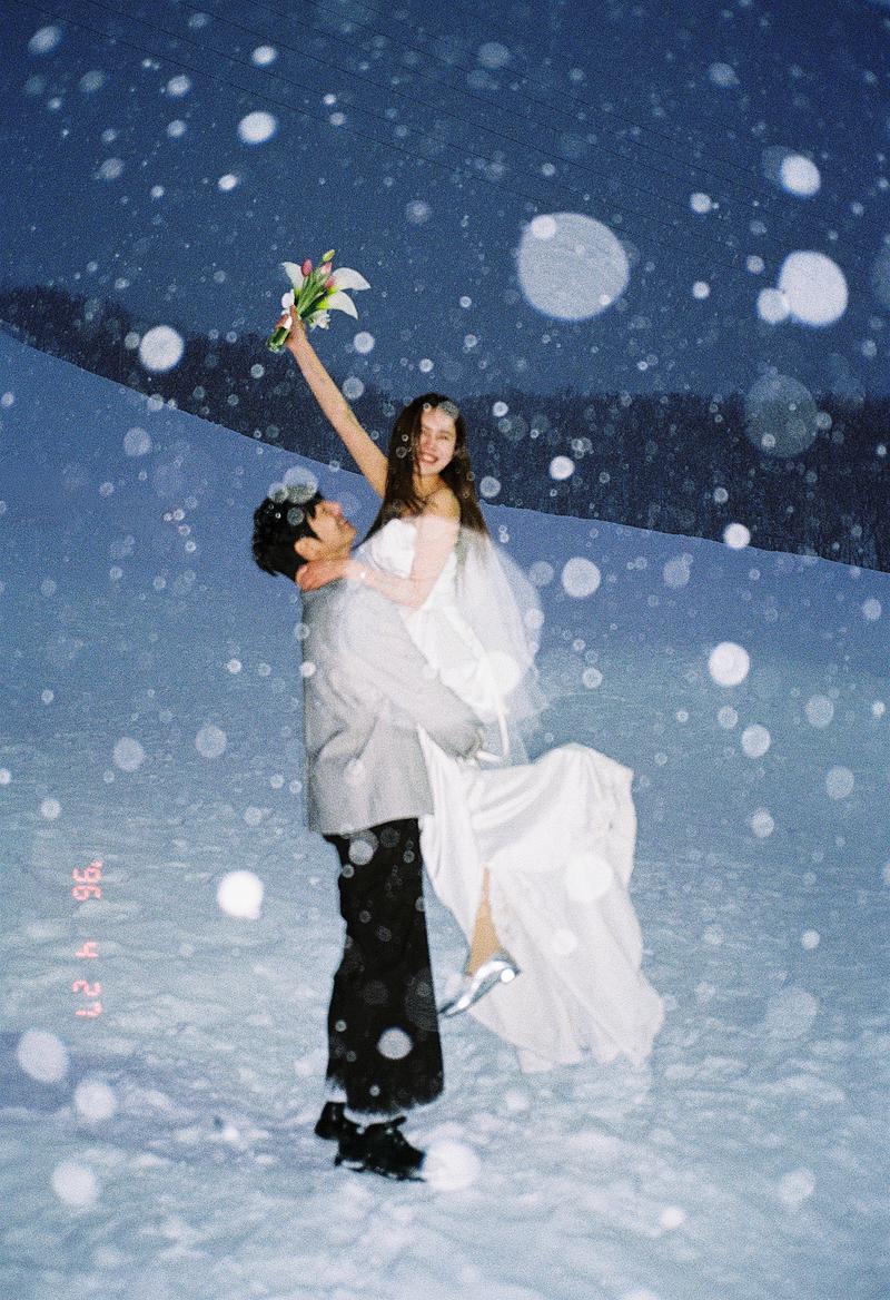 雪夜 第5张 日本婚纱照 日本旅拍 日本雪景婚纱照 日本尼鹿摄影
