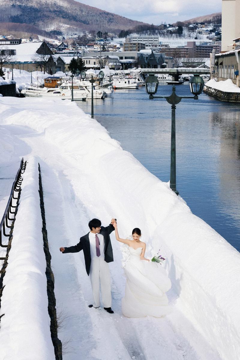 小樽运河 第33张 日本婚纱照 日本旅拍 小樽婚纱照 日本尼鹿摄影