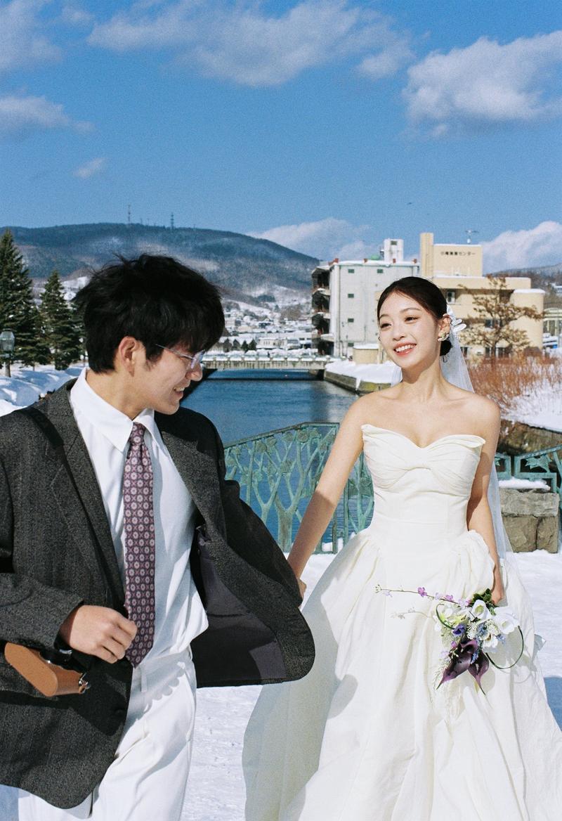 小樽运河 第55张 日本婚纱照 日本旅拍 小樽婚纱照 日本尼鹿摄影