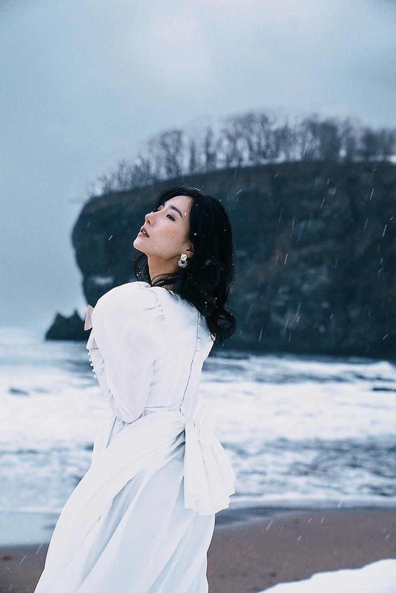 北海道单人婚纱 第22张 日本婚纱照 日本旅拍 北海道婚纱照 日本尼鹿摄影