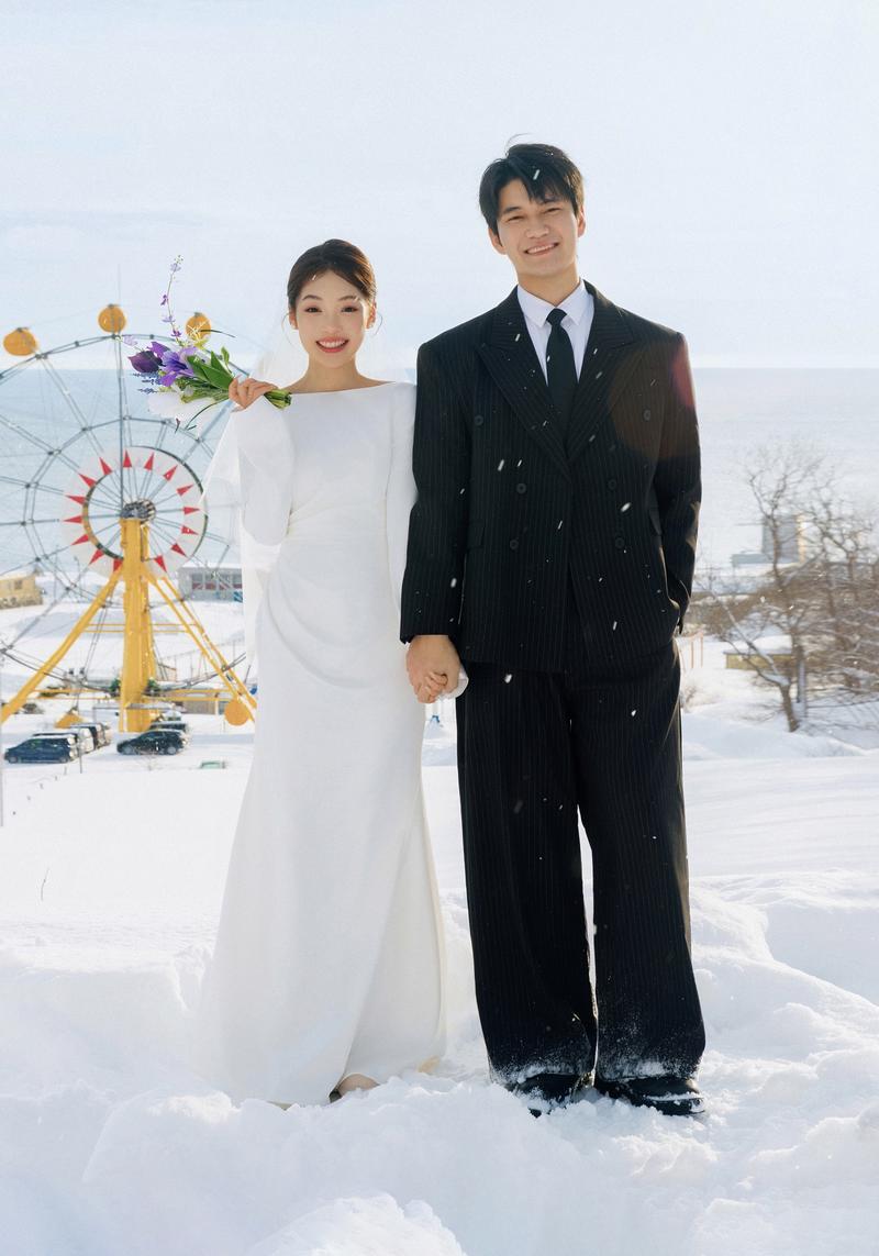 小樽摩天轮 第29张 日本婚纱照 日本旅拍 小樽婚纱照 日本尼鹿摄影