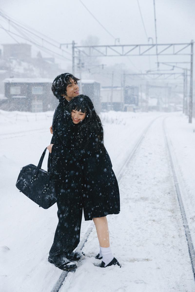暴风雪来临之际 第23张 日本婚纱照 日本旅拍 日本雪景婚纱照 日本尼鹿摄影