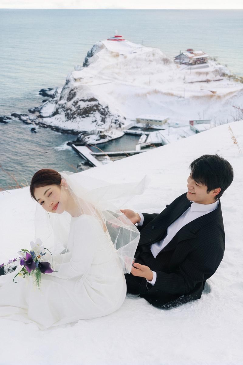 小樽摩天轮 第34张 日本婚纱照 日本旅拍 小樽婚纱照 日本尼鹿摄影