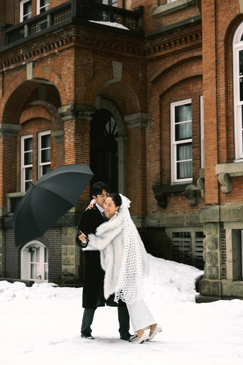 札幌市政府 第21张 日本婚纱照 日本旅拍 札幌婚纱照 日本尼鹿摄影