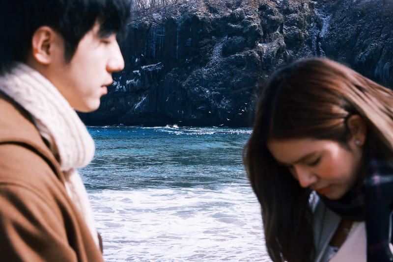 小樽悬崖海边 第27张 日本婚纱照 日本旅拍 小樽婚纱照 日本尼鹿摄影