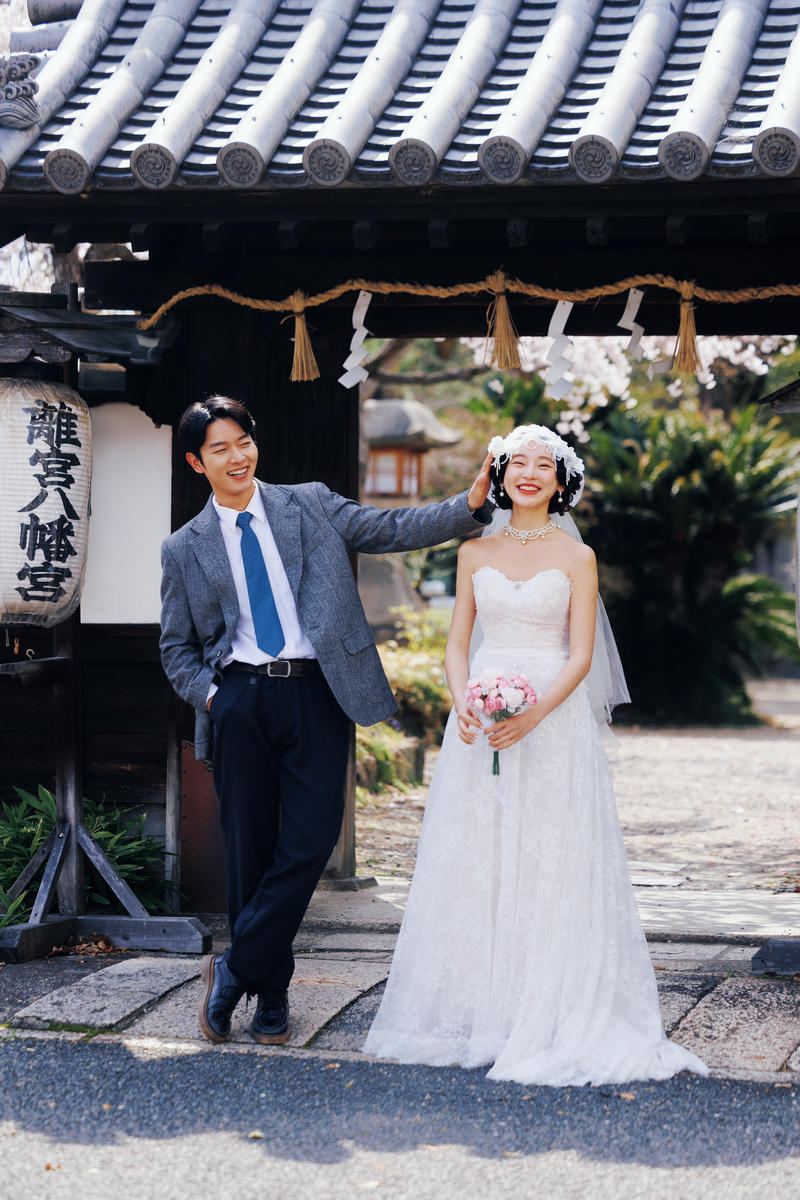 京都樱花婚纱照 第13张 日本婚纱照 日本旅拍 京都樱花婚纱照 日本樱花婚纱照 日本尼鹿摄影