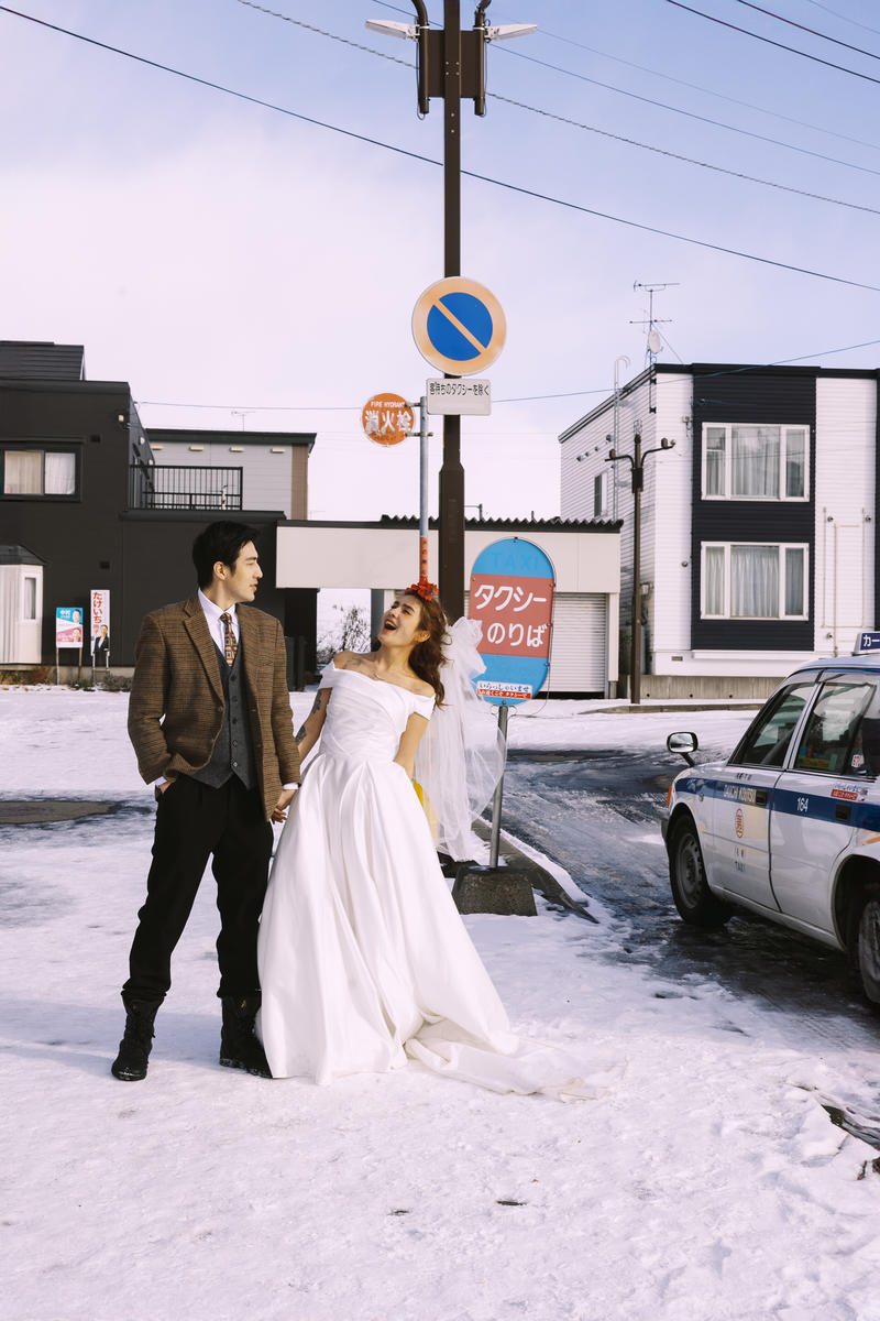 铁道旁的爱恋 第10张 日本婚纱照 日本旅拍 日本尼鹿摄影
