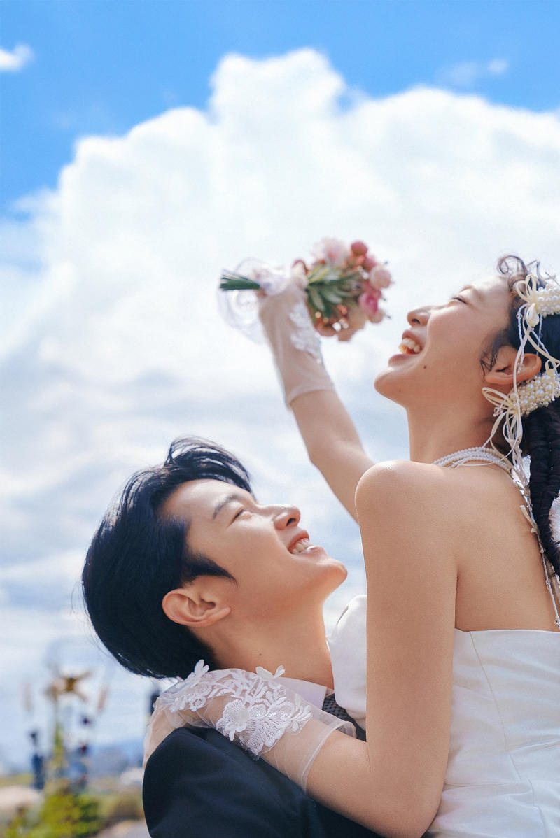 奈良列车樱花婚纱 第32张 日本婚纱照 日本旅拍 奈良旅拍 日本樱花婚纱照 日本尼鹿摄影