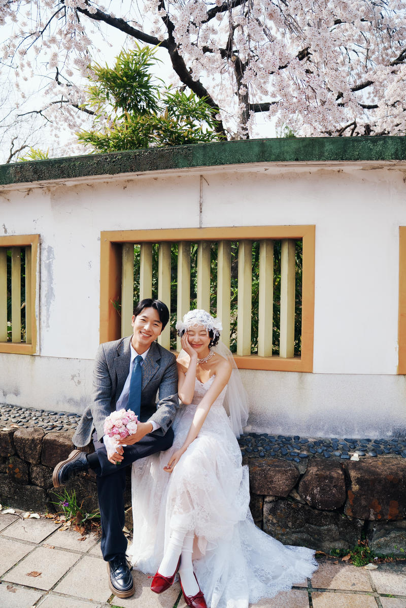 京都樱花婚纱照 第15张 日本婚纱照 日本旅拍 京都樱花婚纱照 日本樱花婚纱照 日本尼鹿摄影
