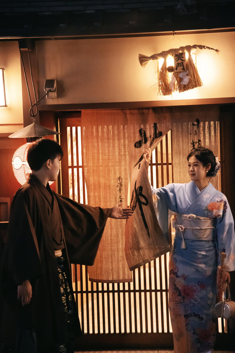 京都回忆 第13张 日本婚纱照 日本旅拍 京都樱花婚纱照 日本尼鹿摄影