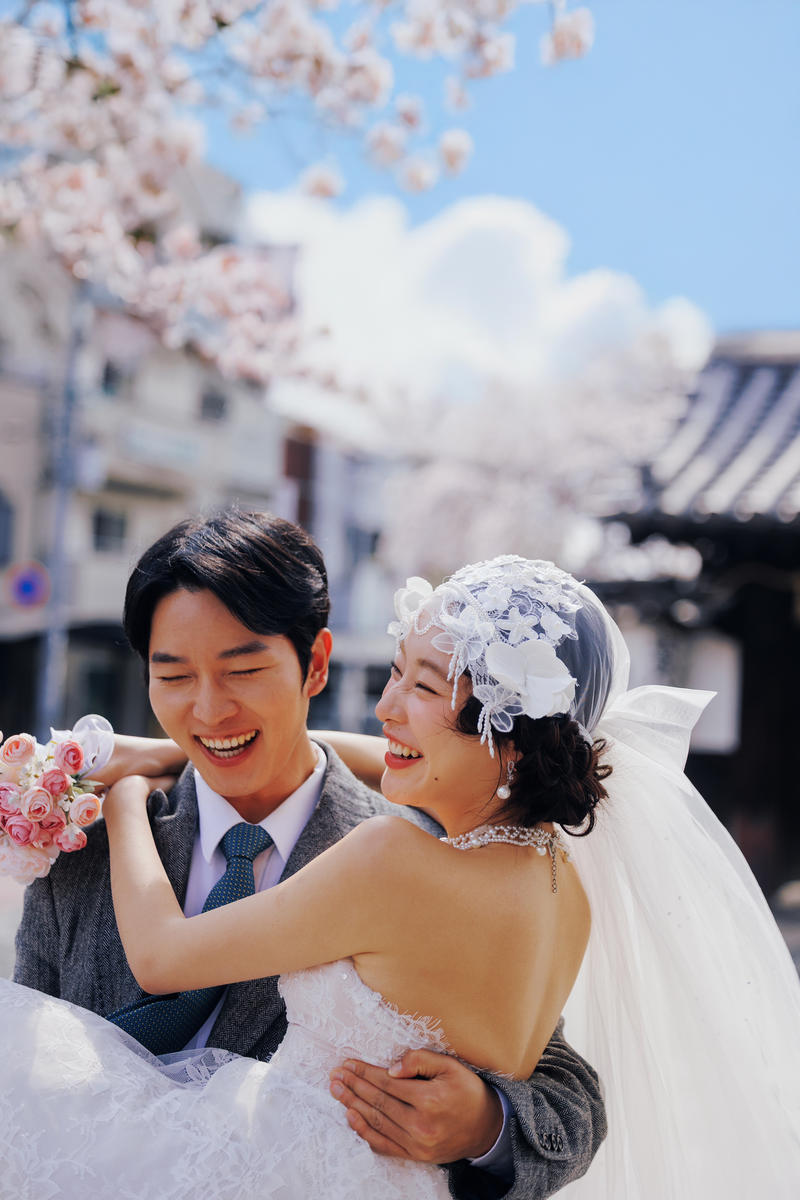 京都樱花婚纱照 第21张 日本婚纱照 日本旅拍 京都樱花婚纱照 日本樱花婚纱照 日本尼鹿摄影