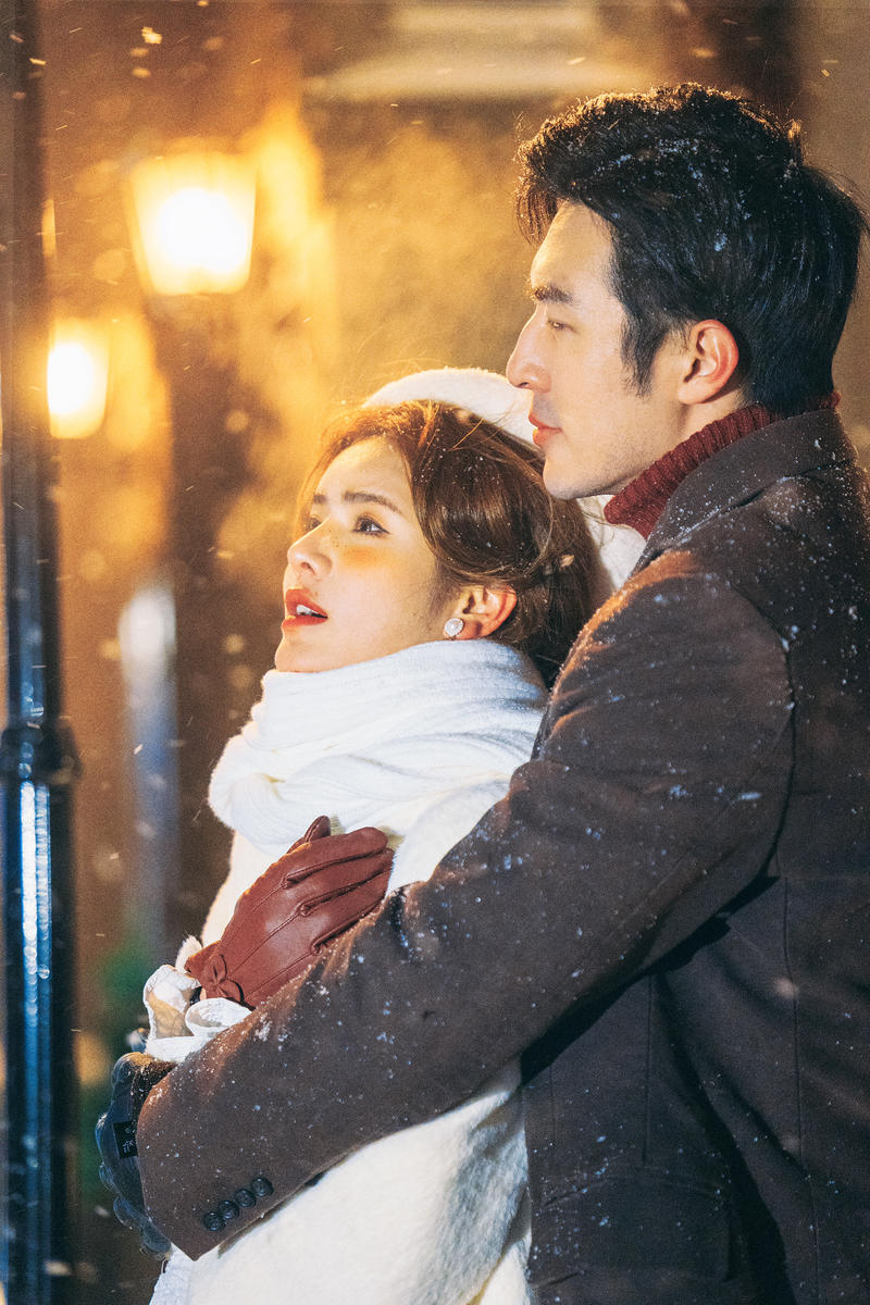 北海道的雪夜 第6张 日本婚纱照 日本旅拍 北海道婚纱照 日本雪景婚纱照 日本尼鹿摄影