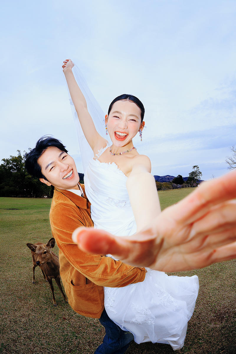 奈良小鹿 第10张 日本婚纱照 日本旅拍 奈良旅拍 日本尼鹿摄影