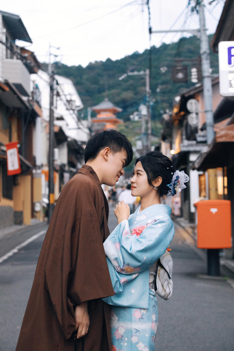 京都回忆 第5张 日本婚纱照 日本旅拍 京都樱花婚纱照 日本尼鹿摄影