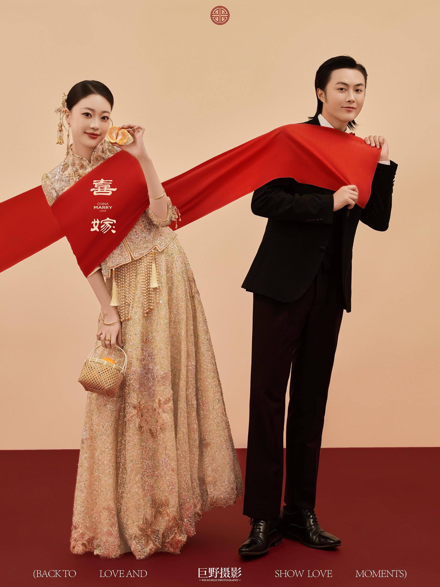 新喜嫁｜超养眼的秀禾婚纱照9