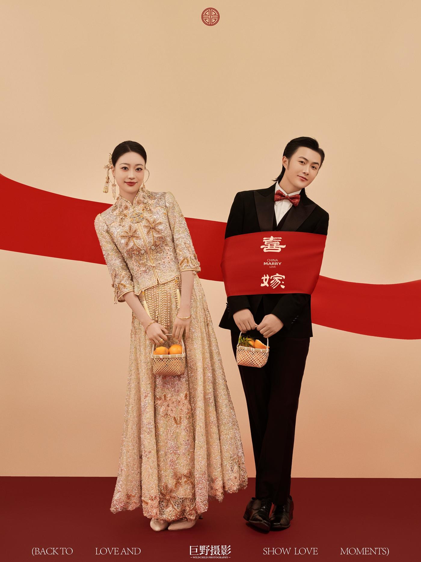 新喜嫁｜超养眼的秀禾婚纱照1