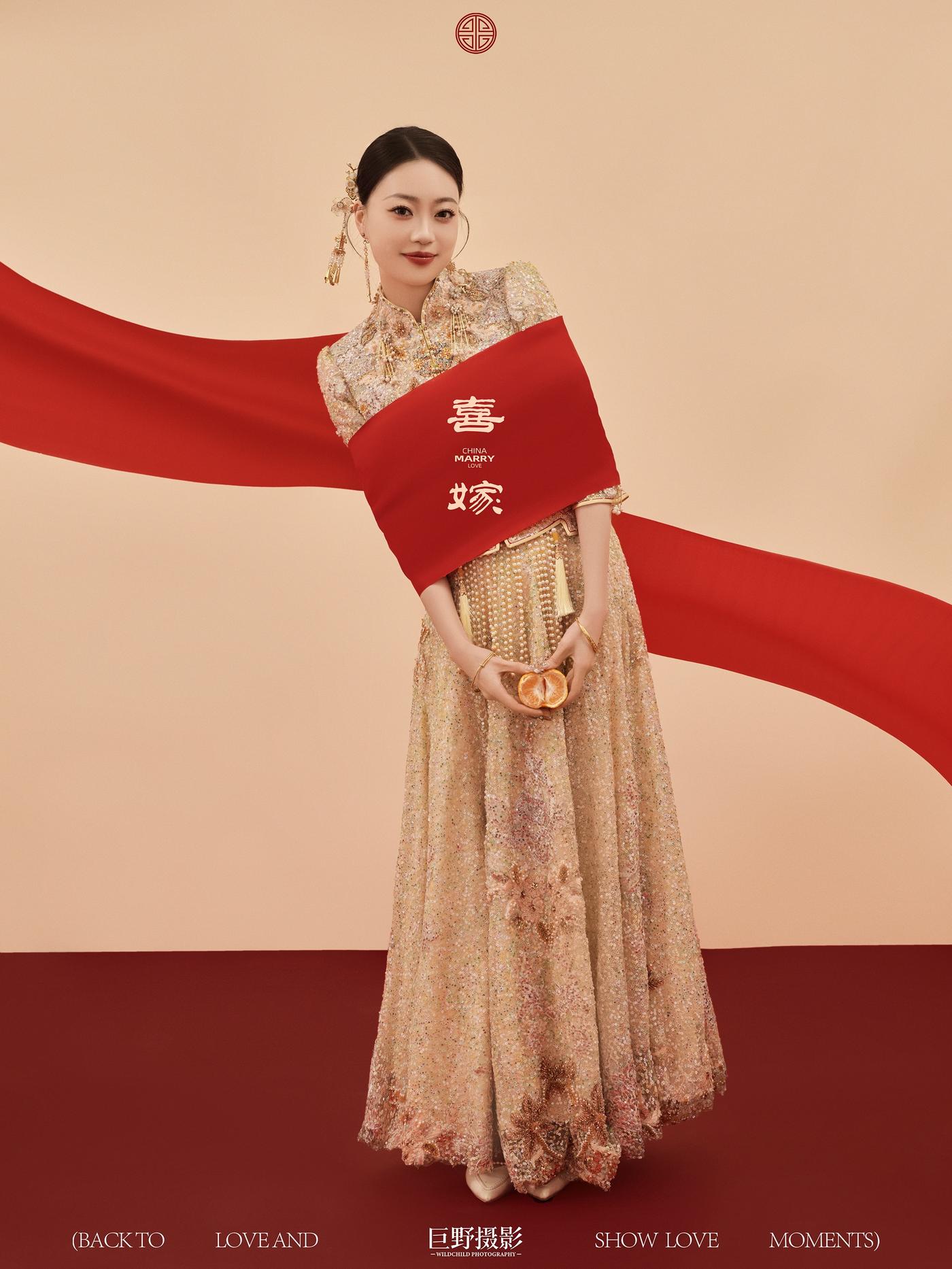 新喜嫁｜超养眼的秀禾婚纱照8